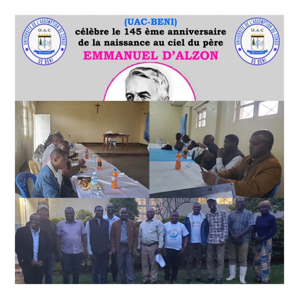 L’UAC-Beni réaffirme son attachement à la vision du Vénérable Père Emmanuel d’Alzon
