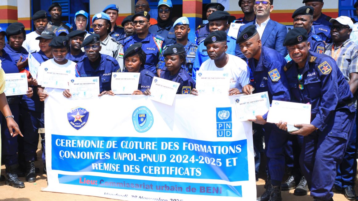 Beni : des policiers formés sur la gestion des scènes de crime et la lutte contre le radicalisme