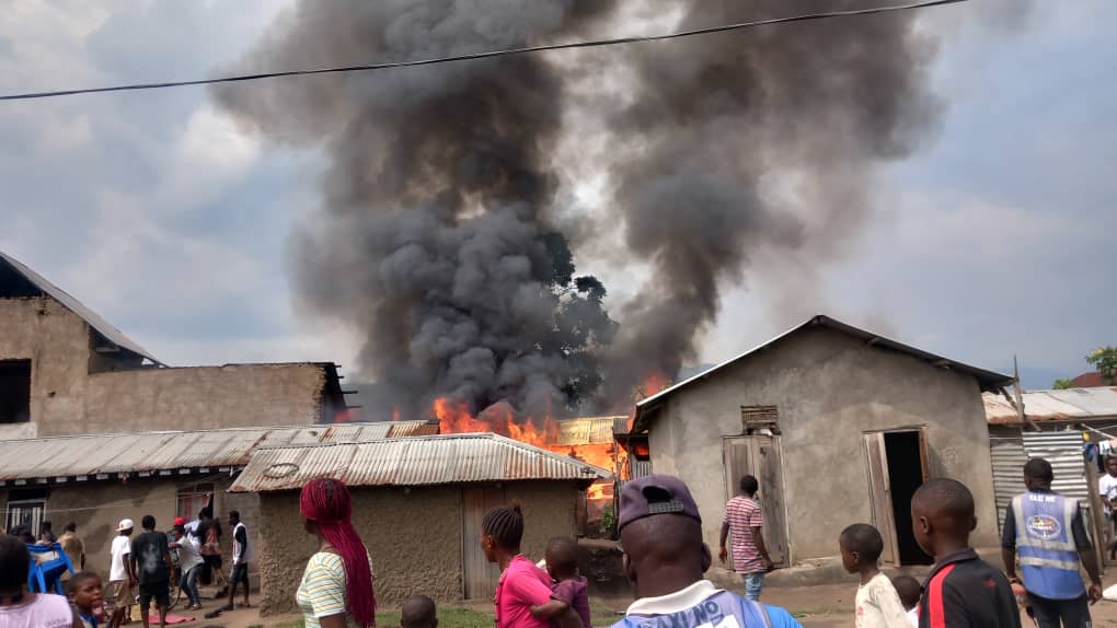 Kasindi : un incendie criminel coûte la vie à un enfant