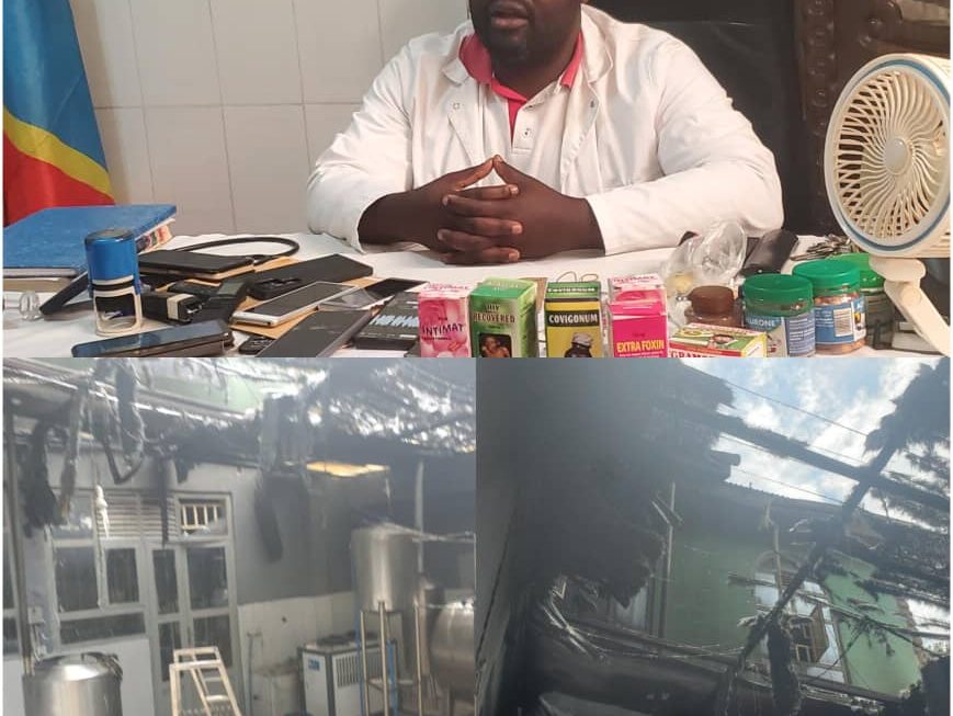 Beni : le  laboratoire « À Dieu la Gloire International » rassure sur la continuité des soins malgré l&rsquo;incendie partiel de sa structure