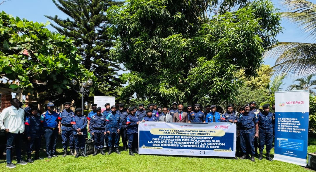 Beni : le programme RESET renforce les capacités opérationnelles de 40 policiers